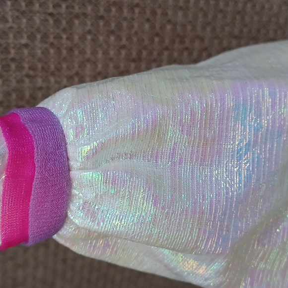 Vintage Barbie Dress Mattel Doll 80's Crystal Barbie Iridescent Dress Gown - Picture 17 of 17